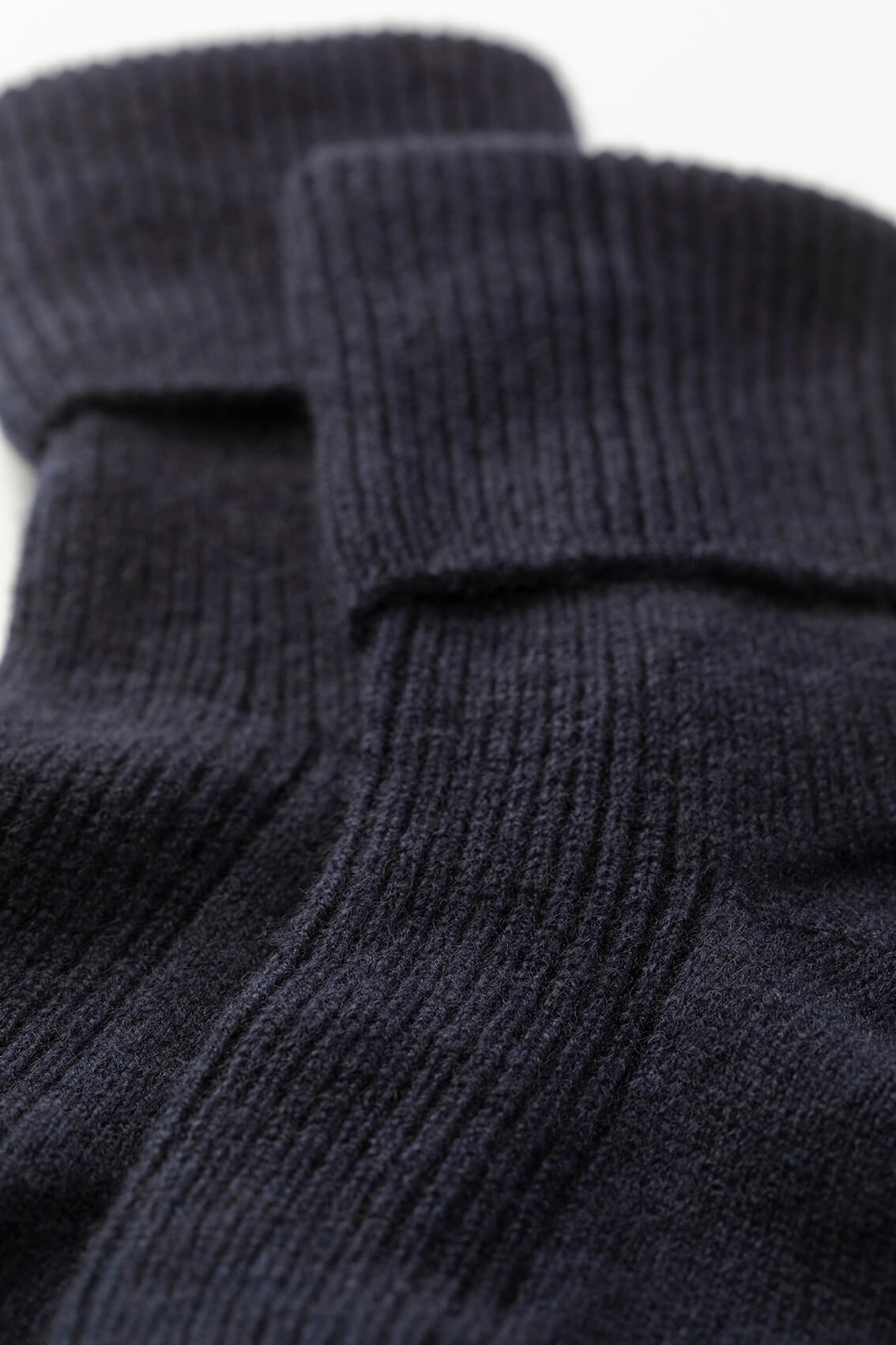 Women's Navy Cashmere Lounge Socks - 2