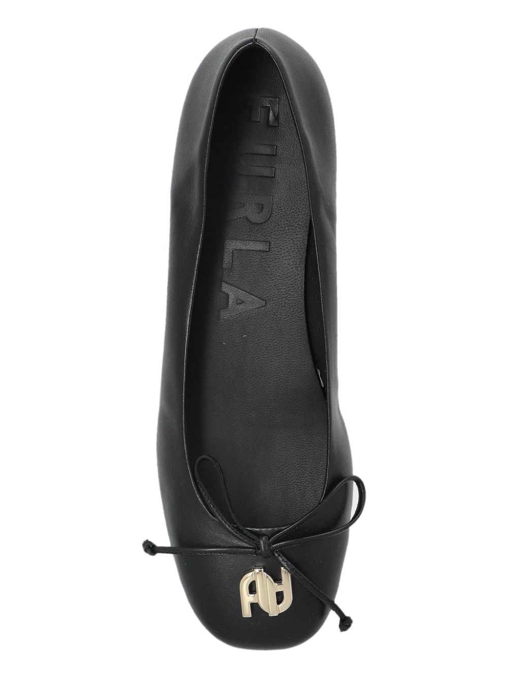 logo-plaque ballet flats - 6