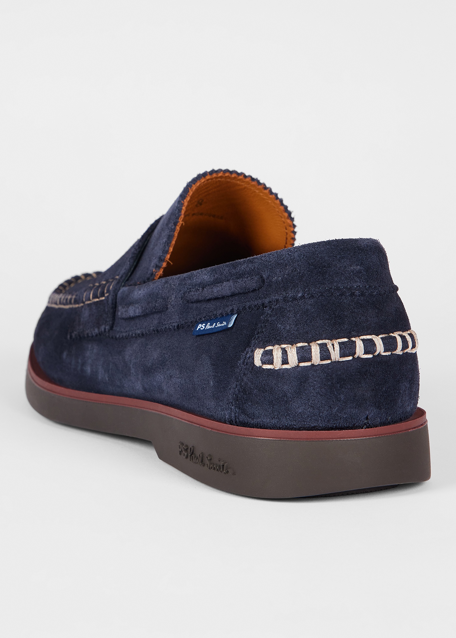 Navy Suede 'Tristain' Loafers - 3
