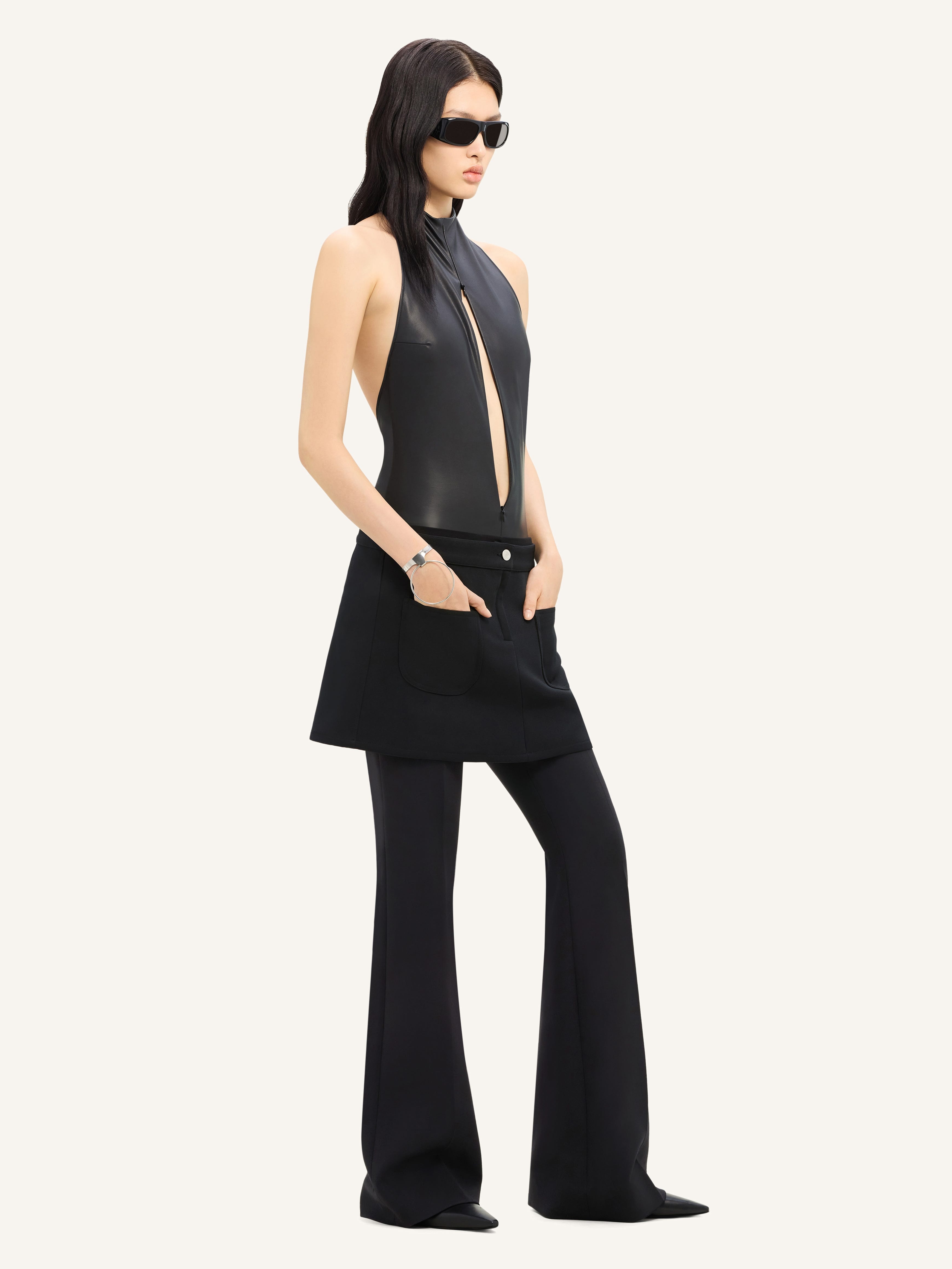 HERITAGE STRETCH WOOL PANTS - 3