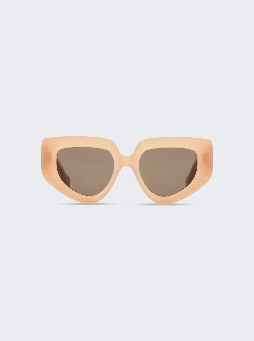 Diamond Anagram Sunglasses Shiny Pink And Brown - 1