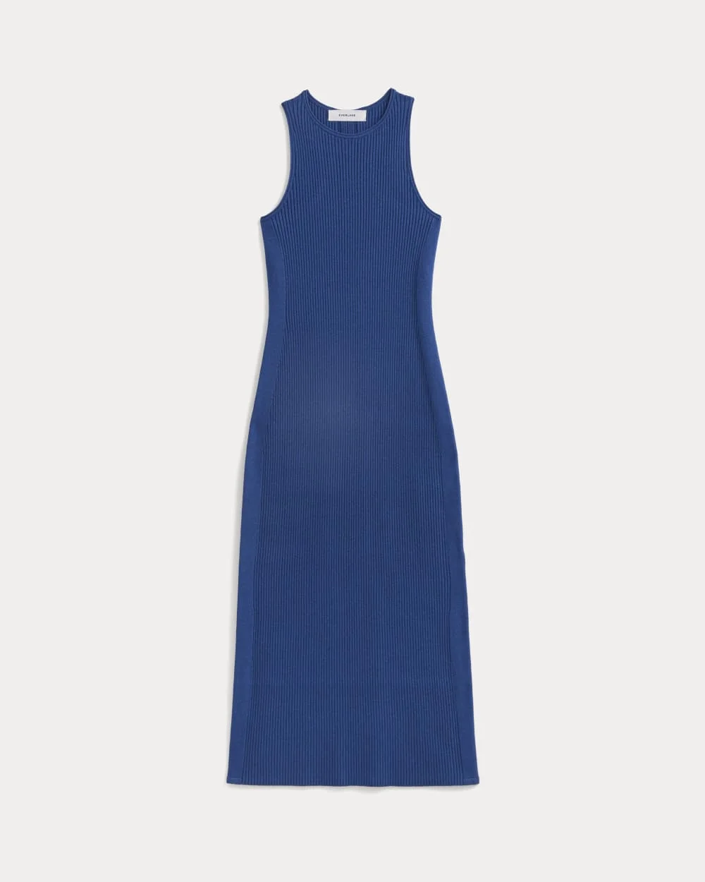 CUTAWAY RIBBED MIDI DRESS - 1