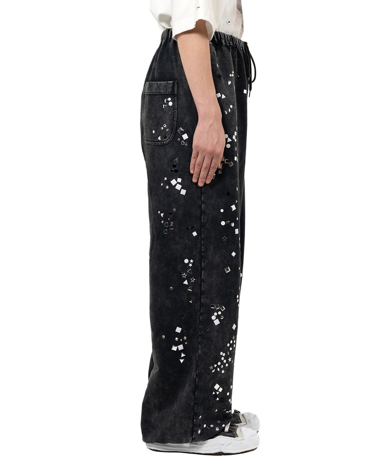 Embellished Bleached Sweat Pants 6