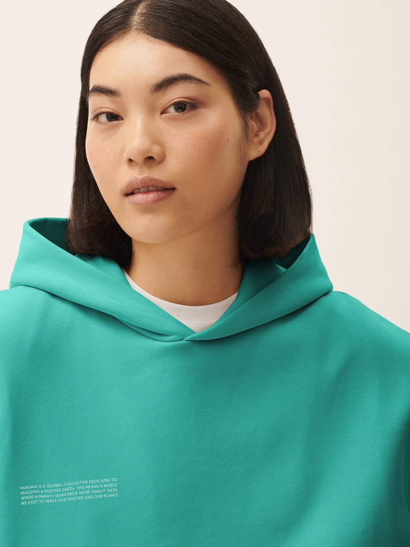 Womens 365 Midweight Hoodie - Malachite Green 4