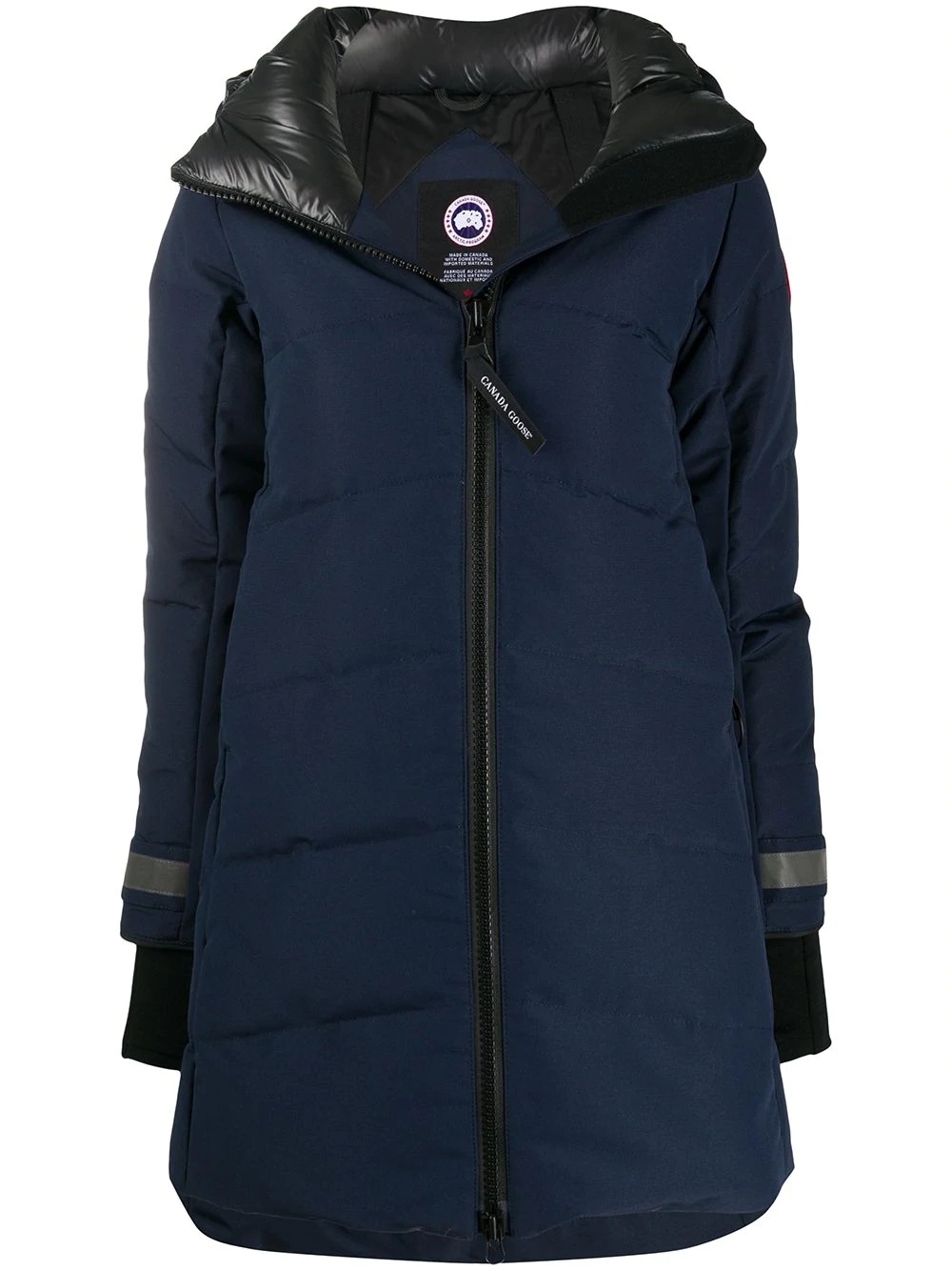 Merritt quilted mid-length parka - 1