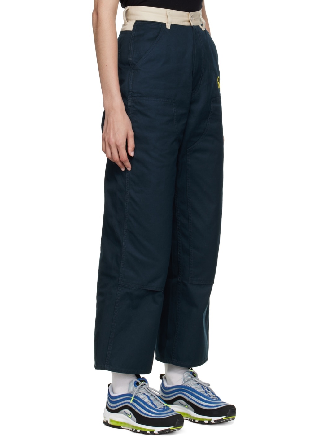 Navy Painter Trousers - 2