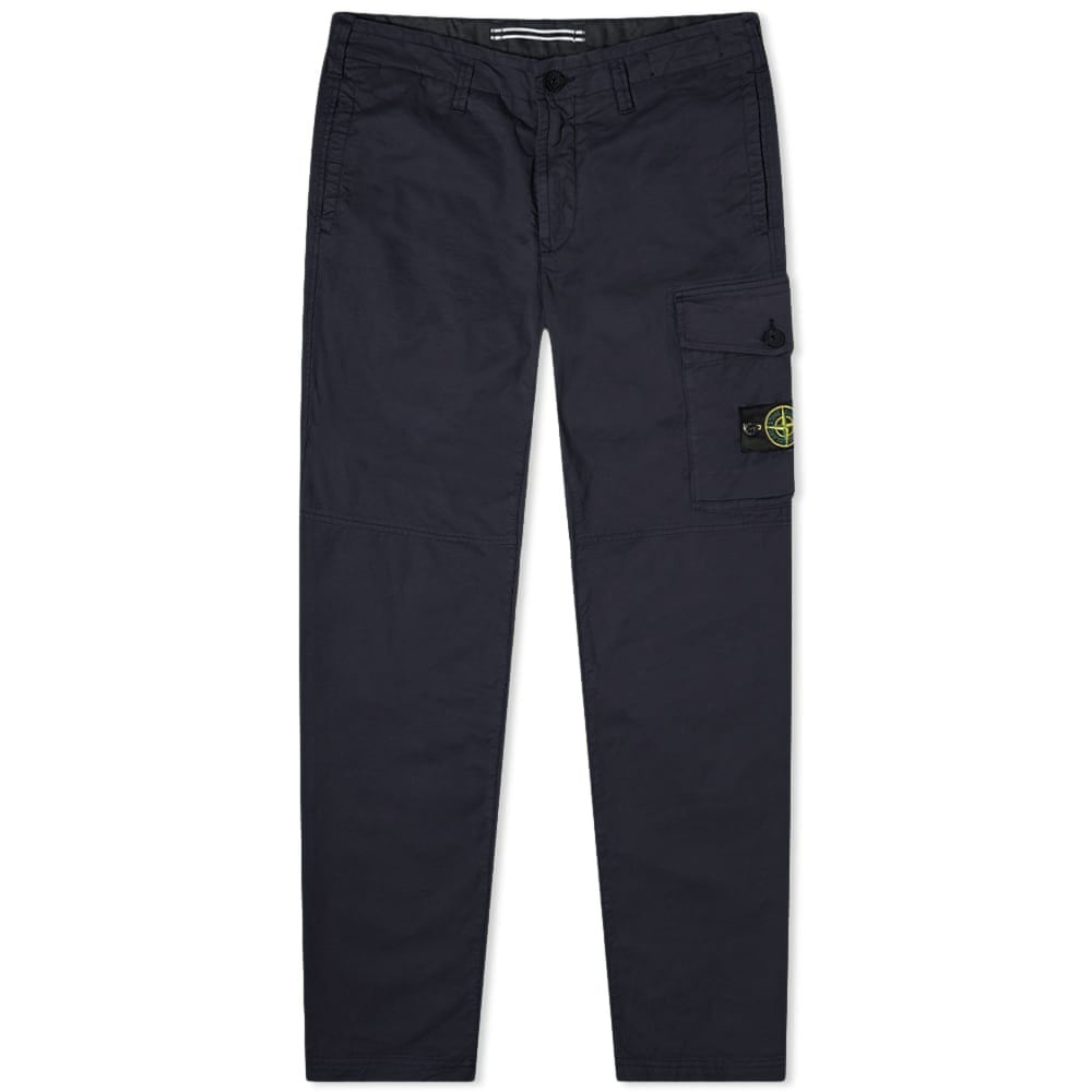 Stone Island Single Pocket Gabardine Cargo Pant - 1