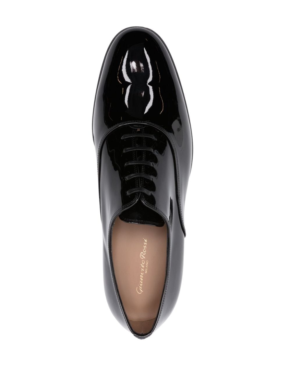 Vittorio patent-leather Oxford shoes - 4