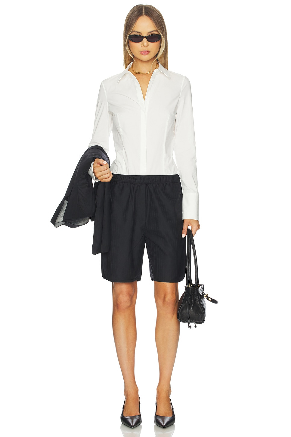 Classic Shirt Bodysuit - 5