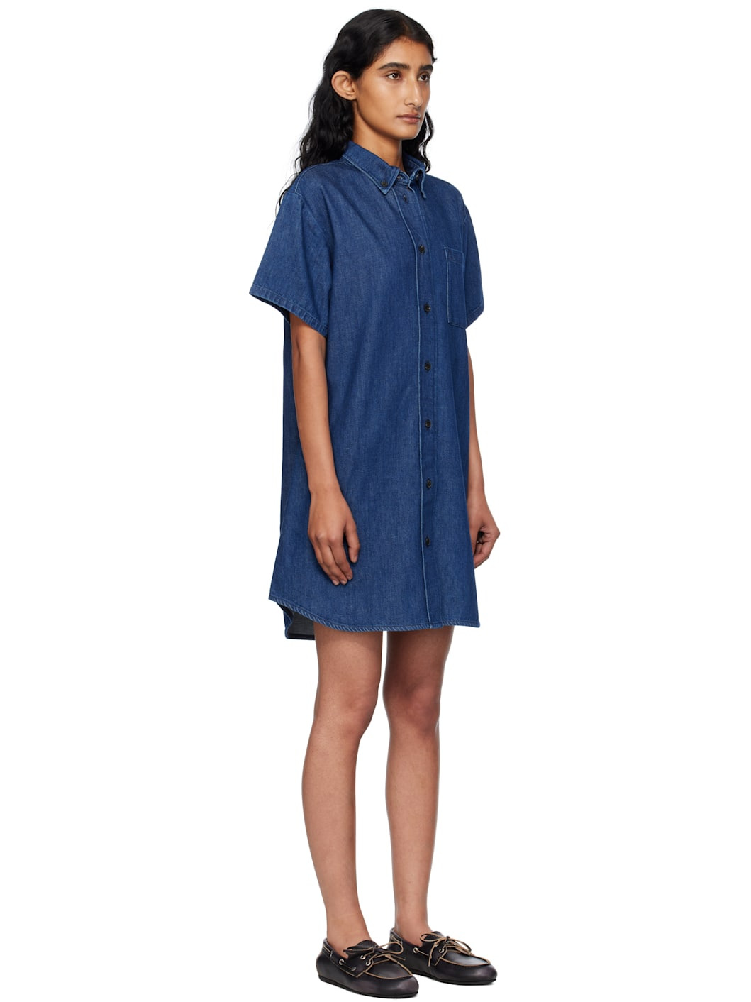 Navy Ary Denim Minidress - 2