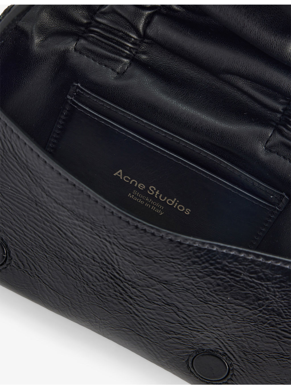 Multi-Pocket Micro Leather Cross-Body Bag - 6