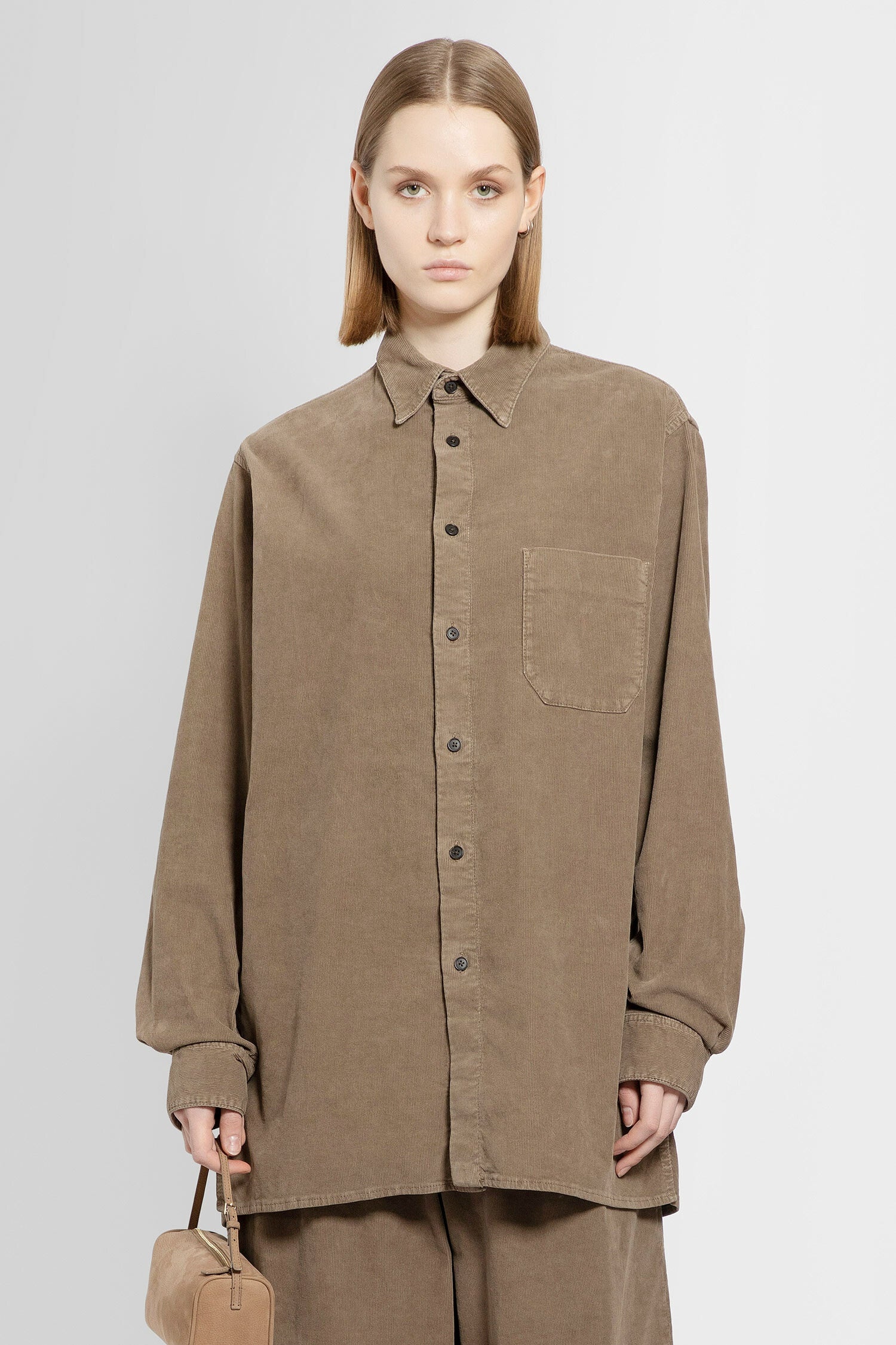 THE ROW WOMAN BEIGE SHIRTS - 1