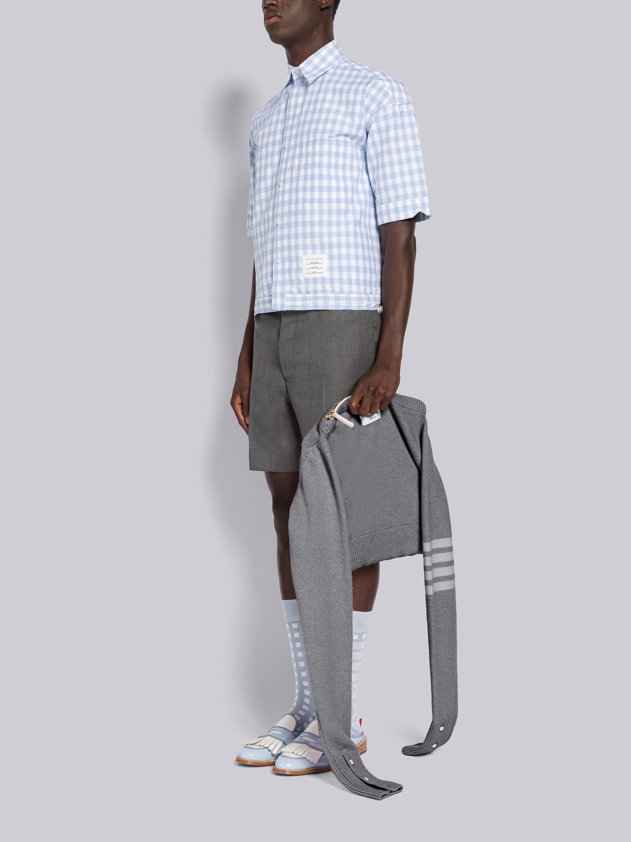 zip-up messenger bag - 5