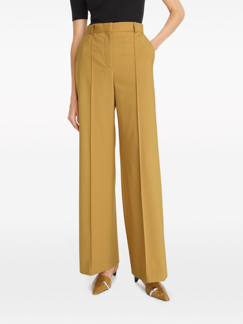 wide-leg wool trousers 4