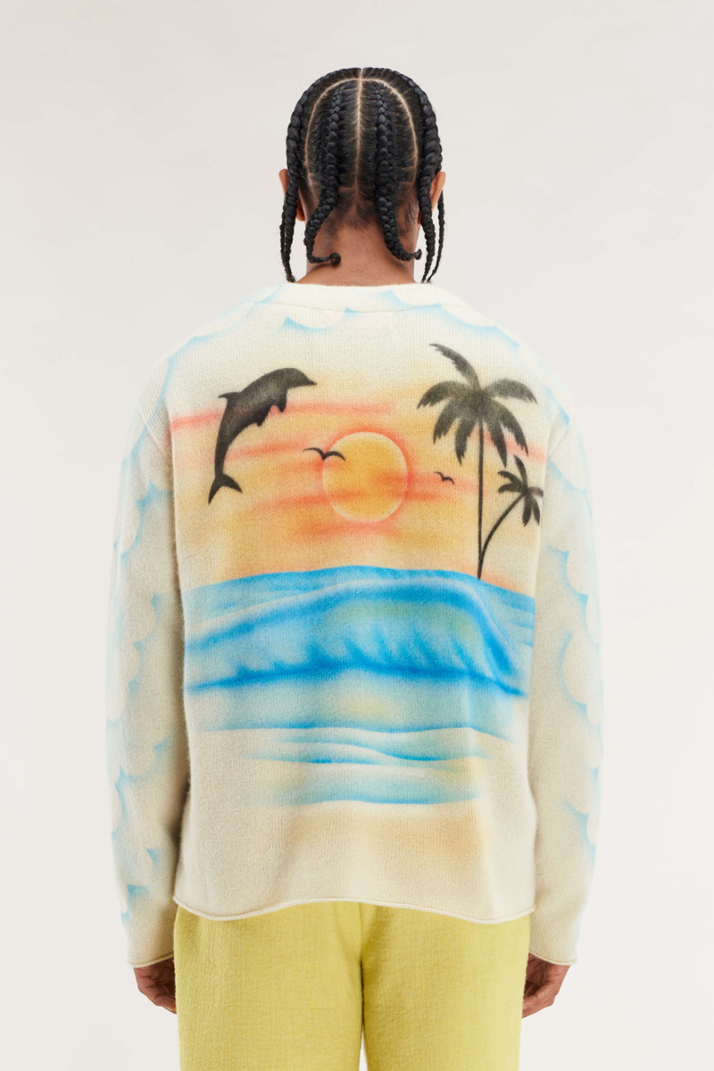 PARADISE AIRBRUSH CARDIGAN 5