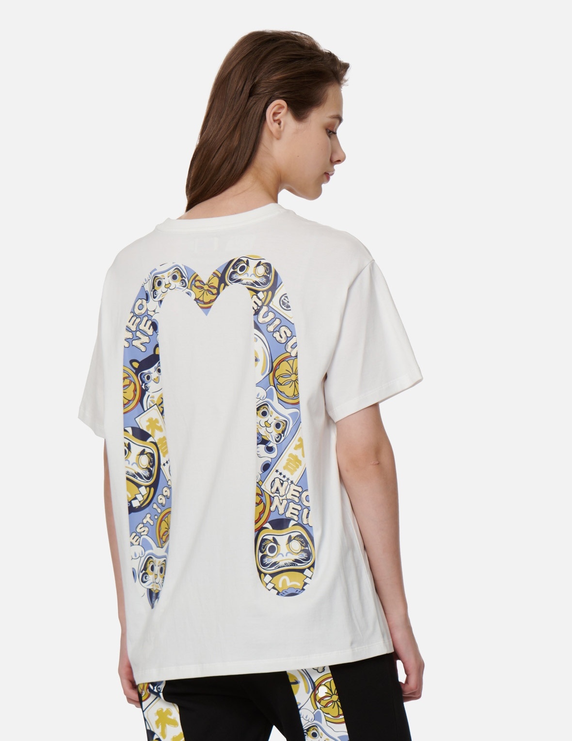 EVISU SQUAD DAICOCK PRINT T-SHIRT - 7
