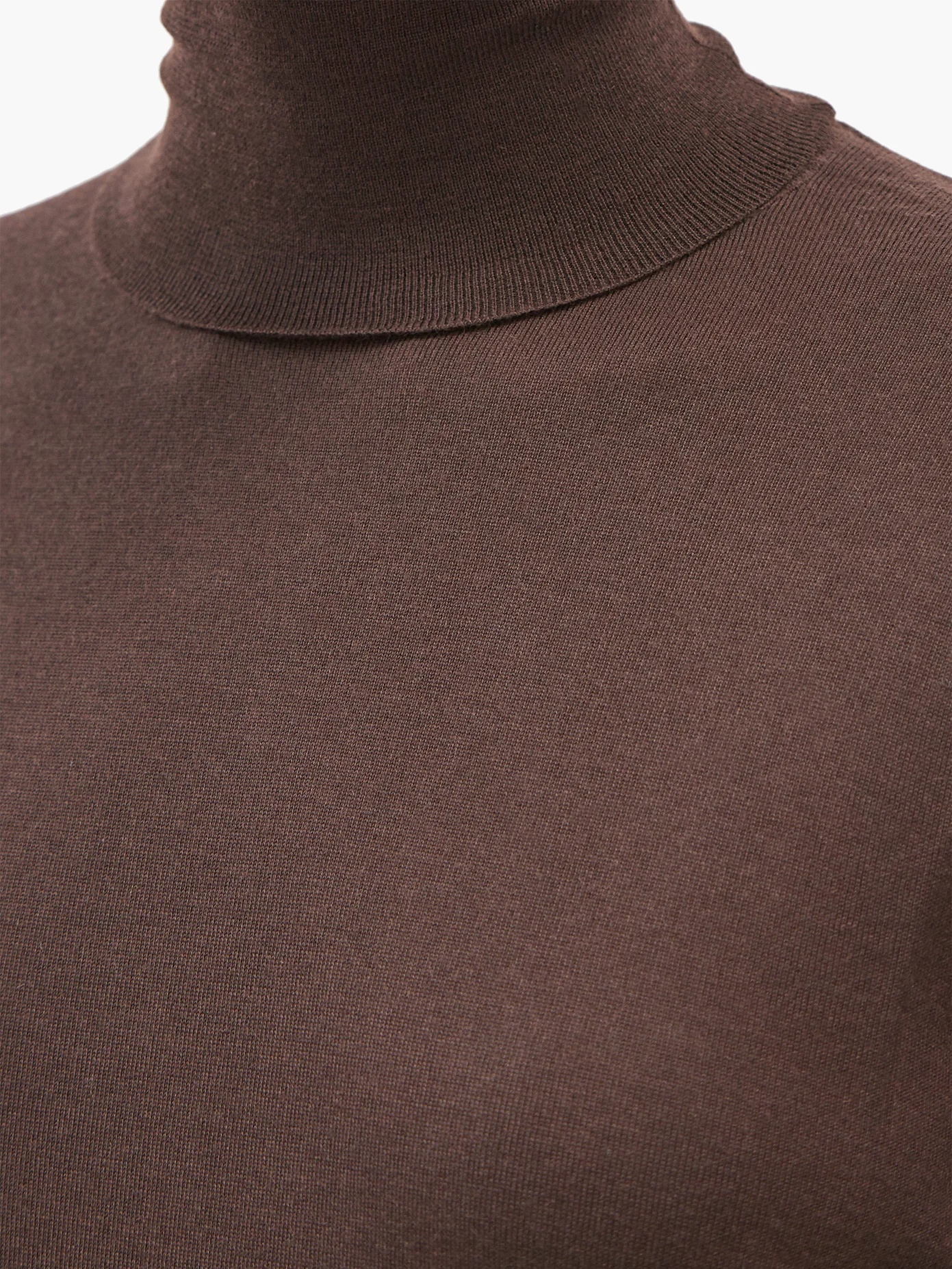 Roll-neck cashmere sweater - 3