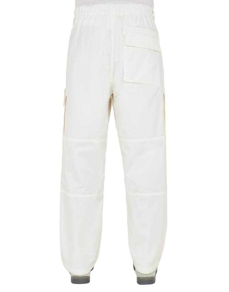 Stone Island 309F1 WEATHERPROOF COTTON CANVAS_ GHOST PIECE NATURAL WHITE outlook