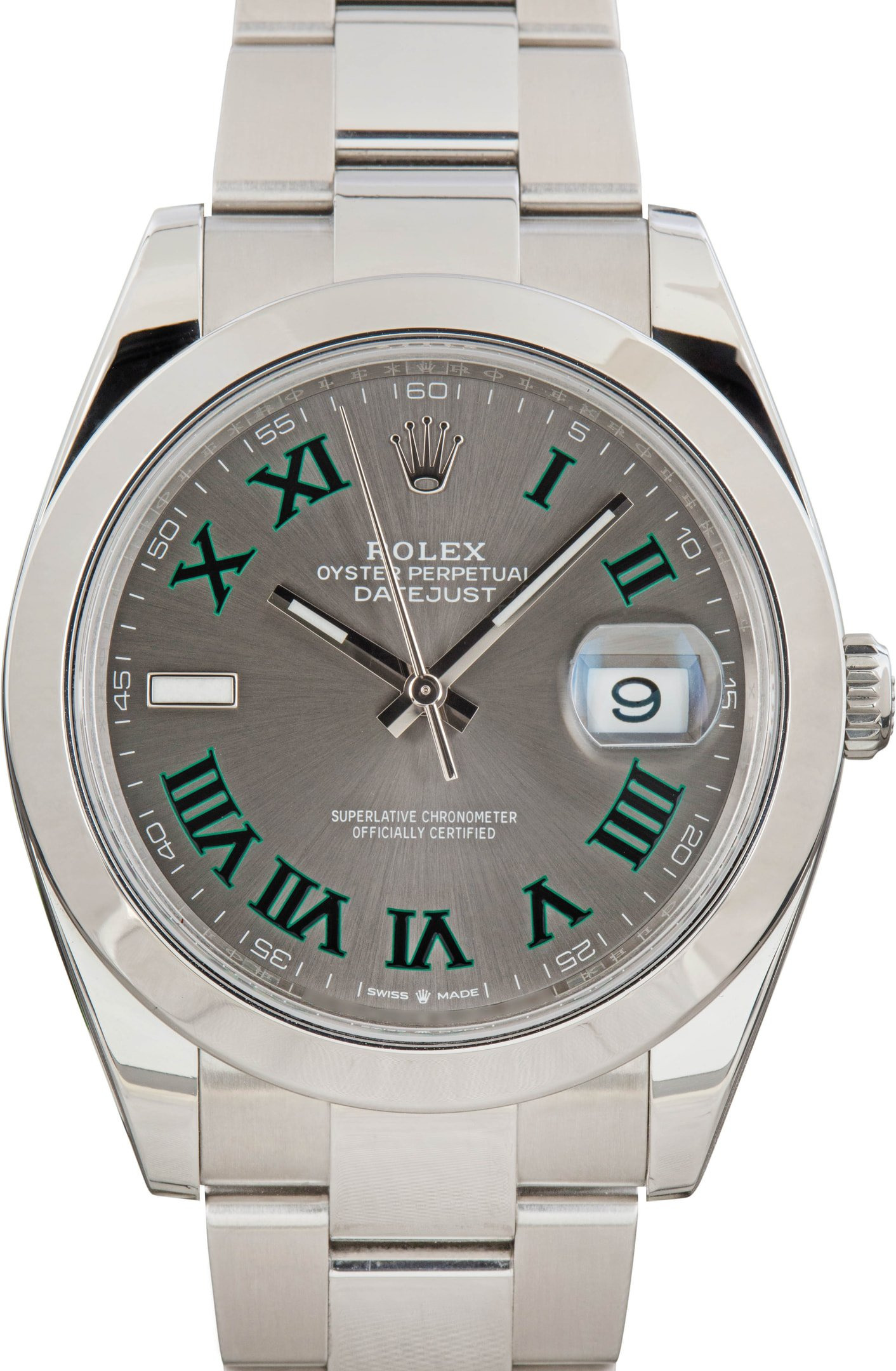Rolex Datejust 41 126300 Wimbledon Roman Dial - 1