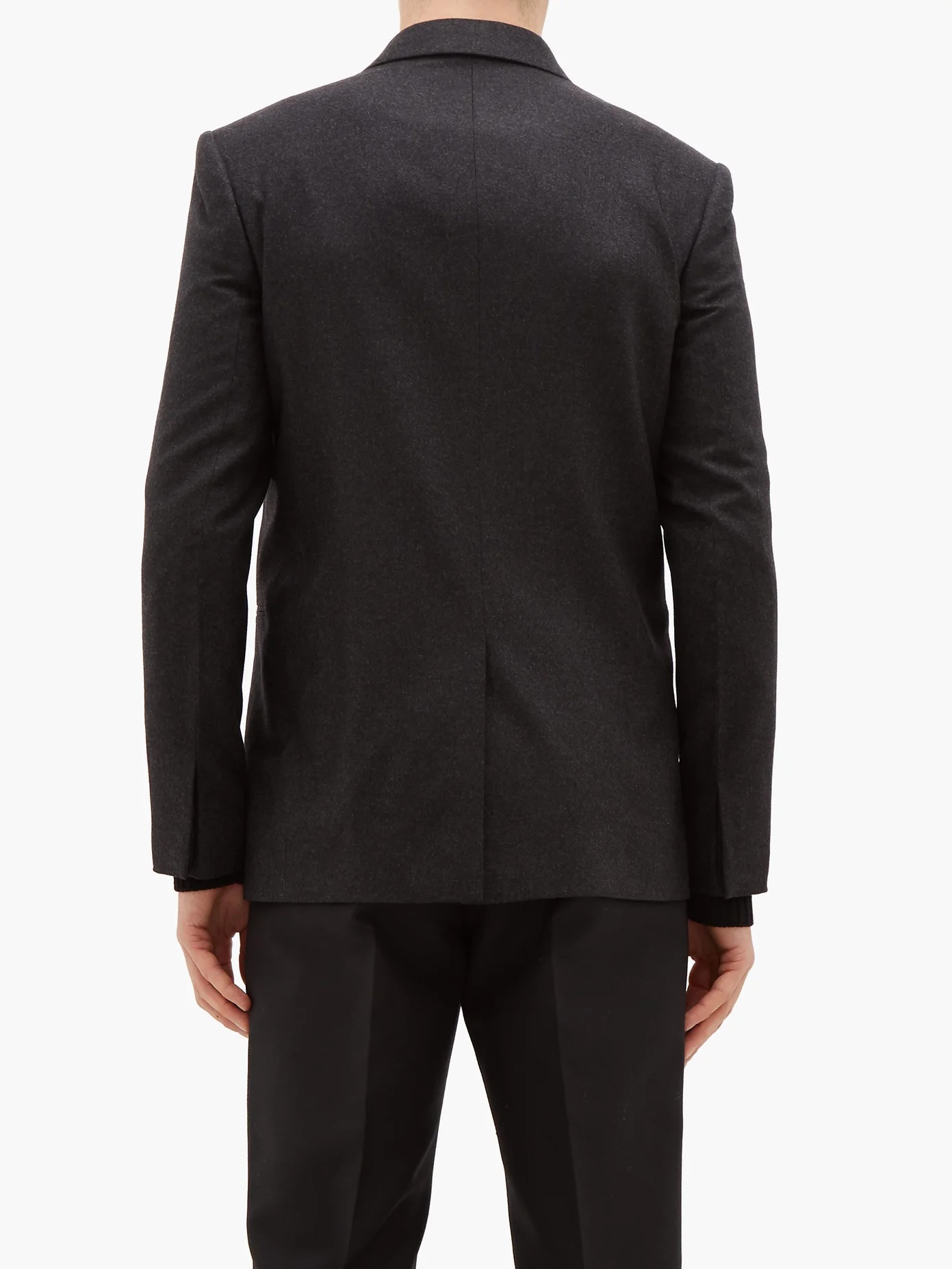 Wool-gabardine double-breasted suit jacket - 5