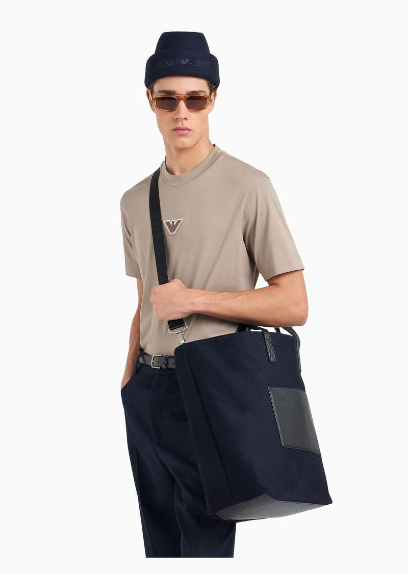 Wool cloth tote bag 7