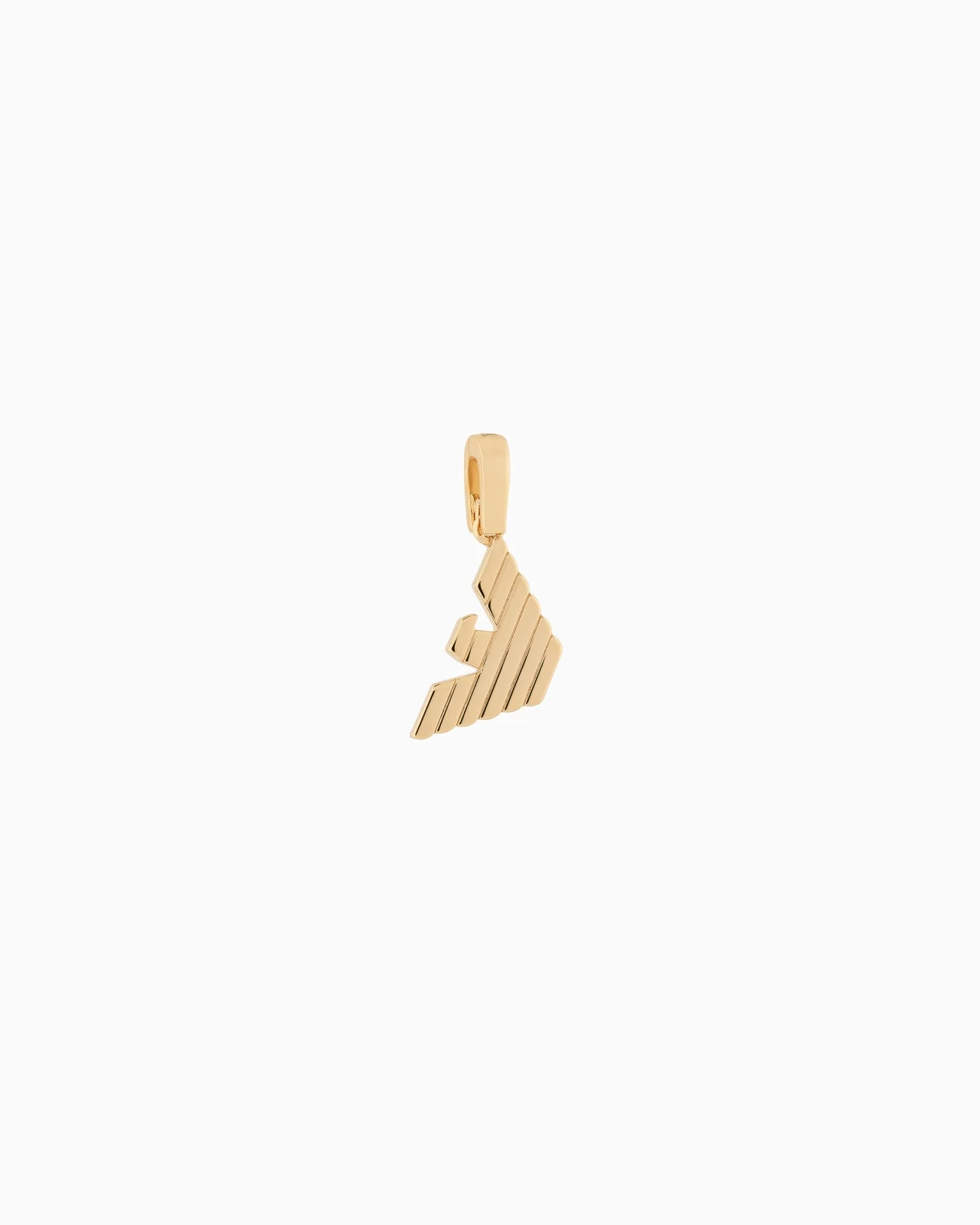 EMPORIO ARMANI GOLD-TONE BRASS CHARM - 1