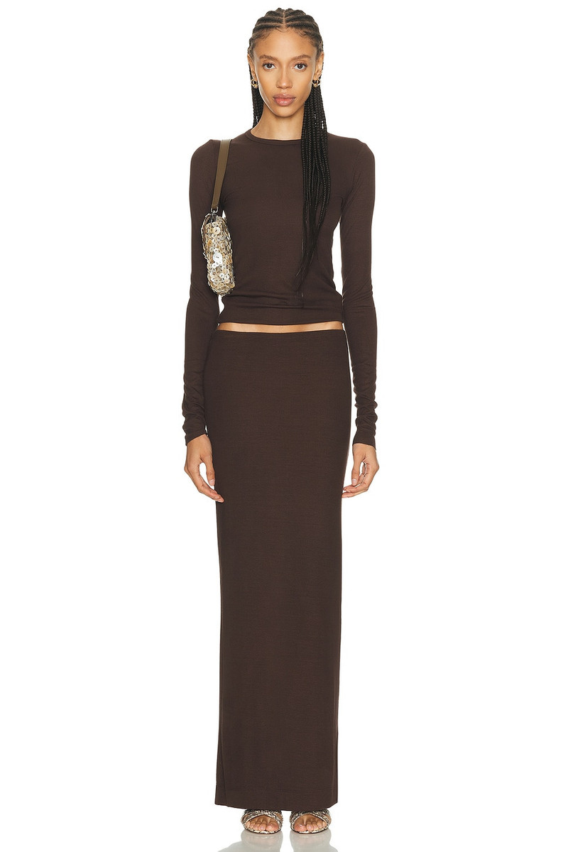 ÉTERNE Long Sleeve Fitted Top outlook