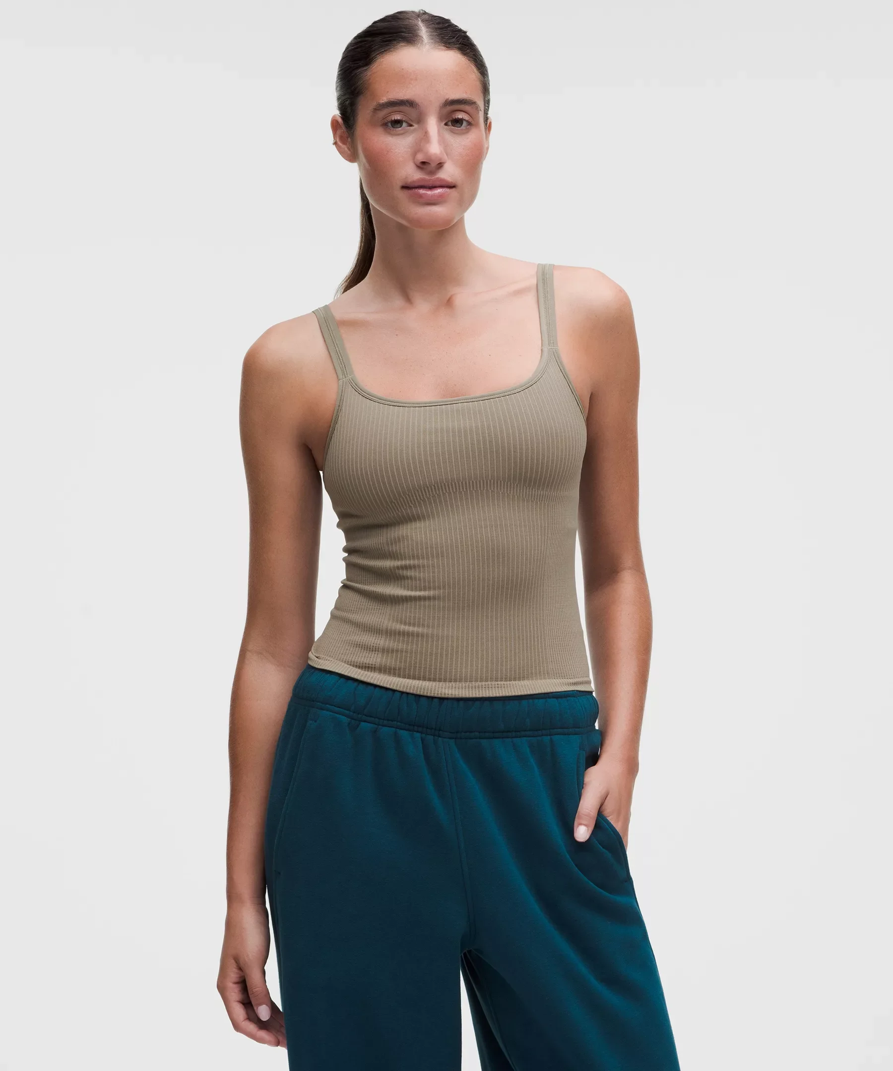 Ebb to Street Scoop-Neck Cropped Tank Top *Light Support, B/C Cup - 1