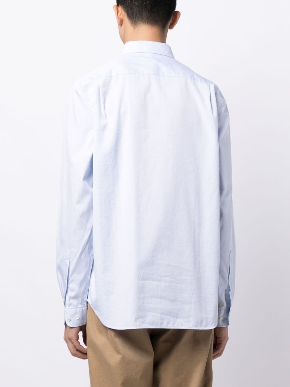 Premium crocodile logo-patch shirt - 4