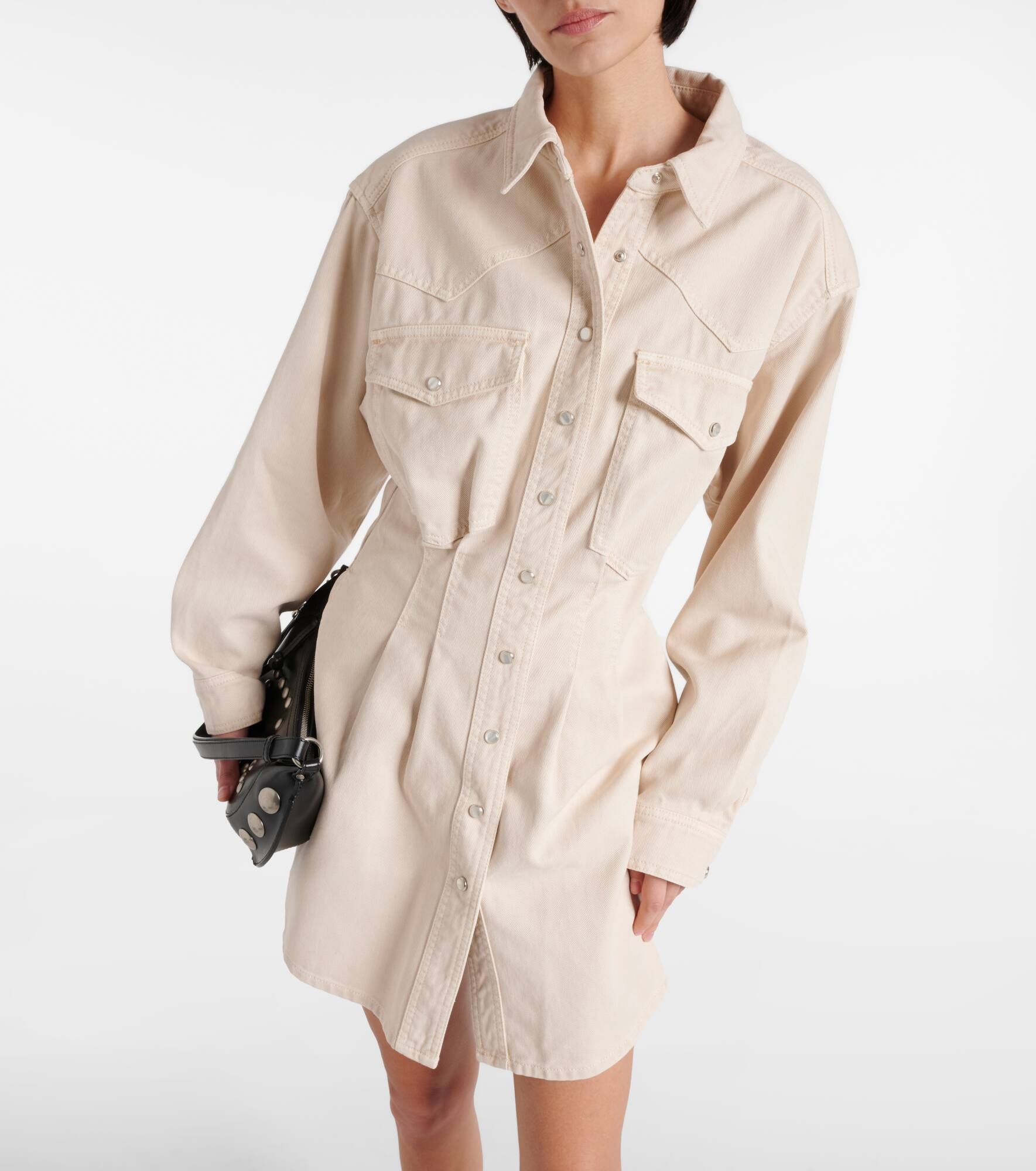 Liliko twill shirt dress - 6