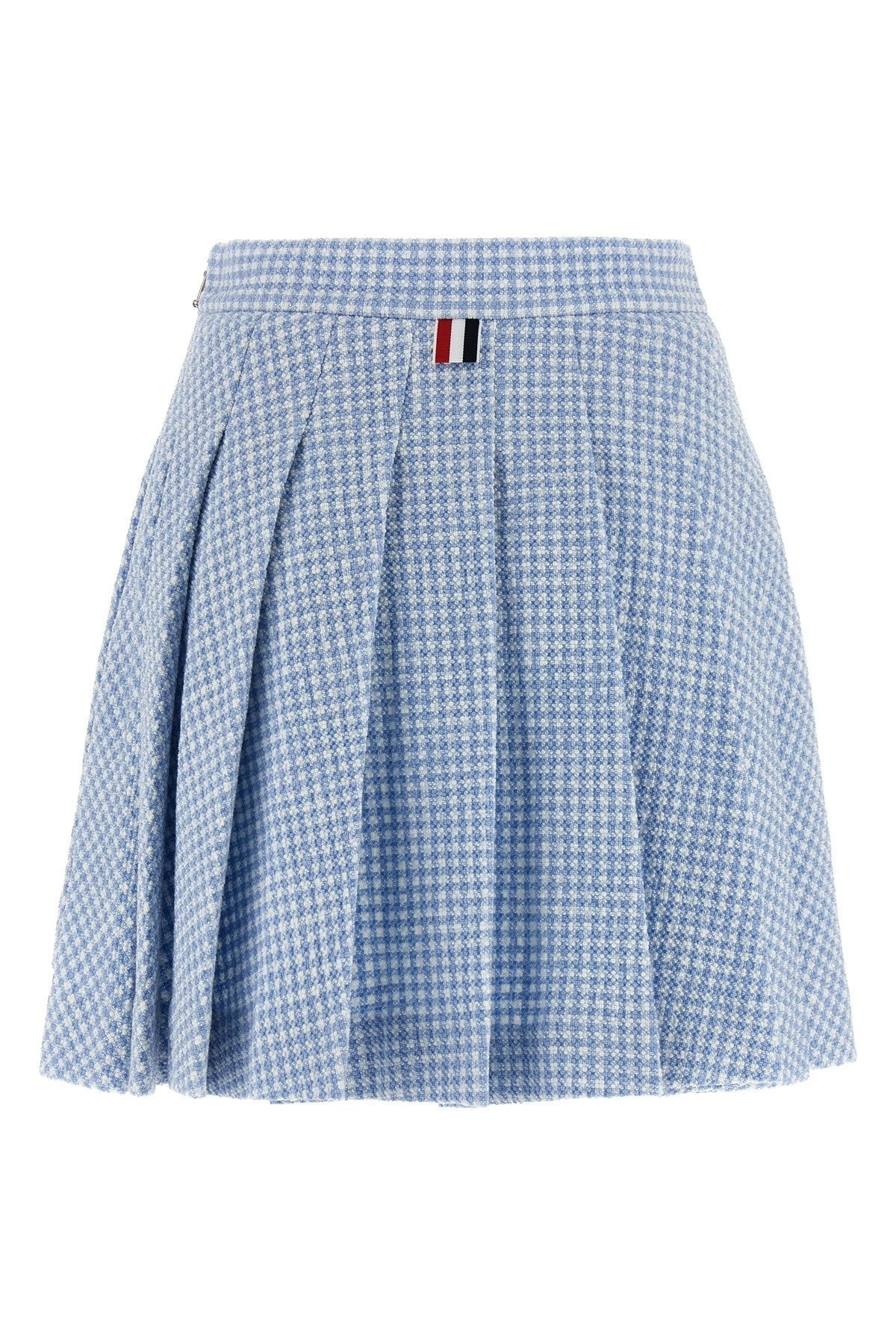 Thom Browne Women Pleated Tweed Skirt - 2