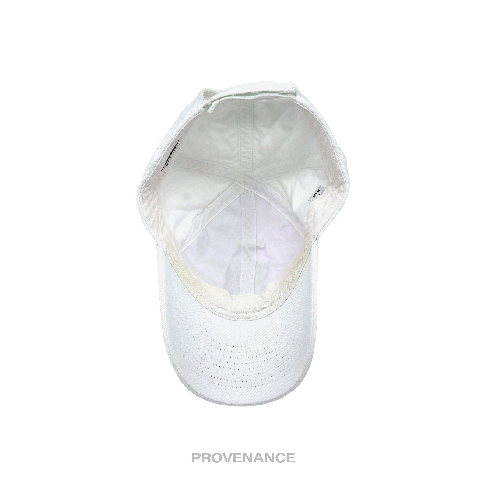 Balenciaga BB Logo Mode Embroidered Cap Hat - White - 8