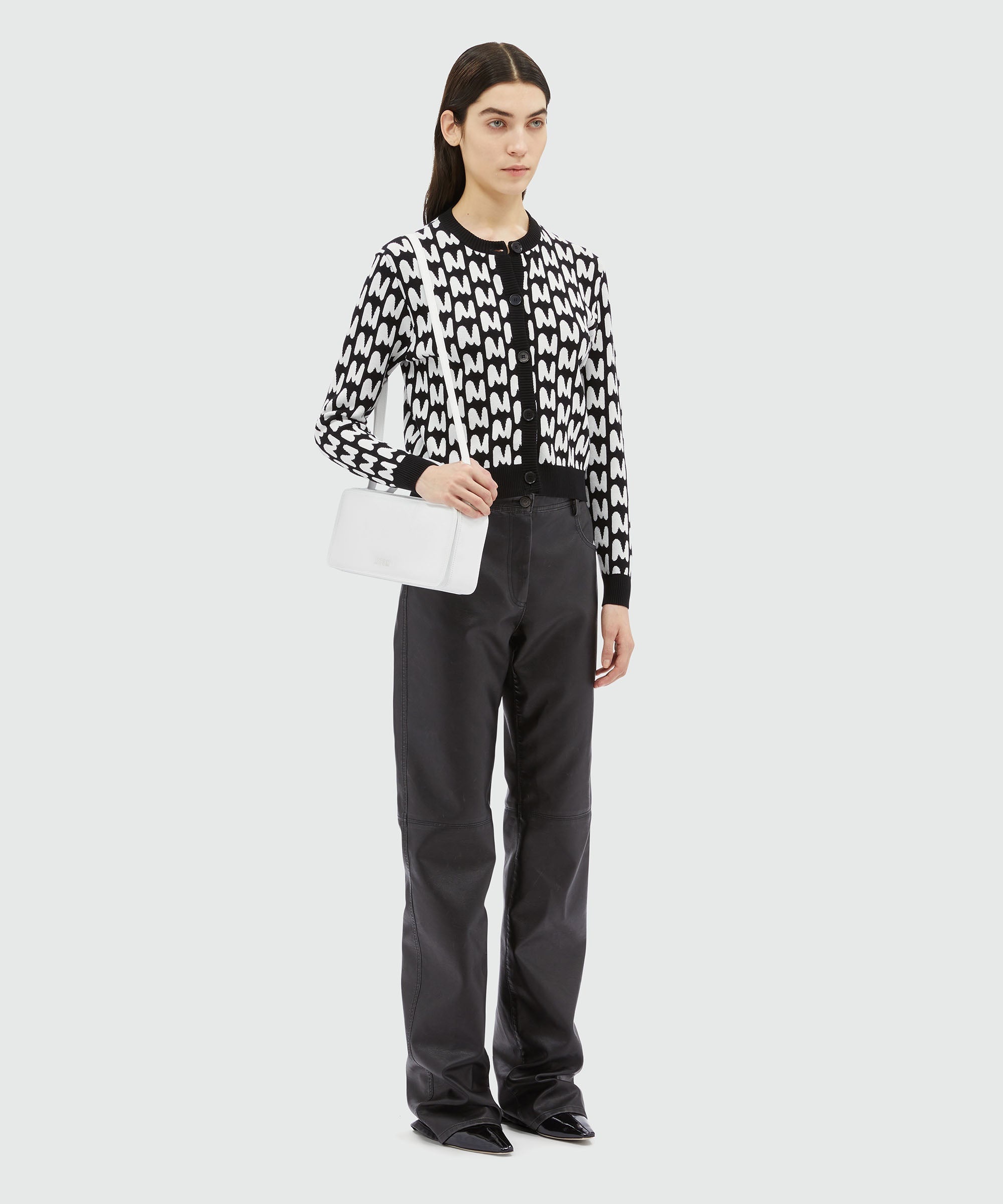 Jacquard "TheMwave" cardigan - 4