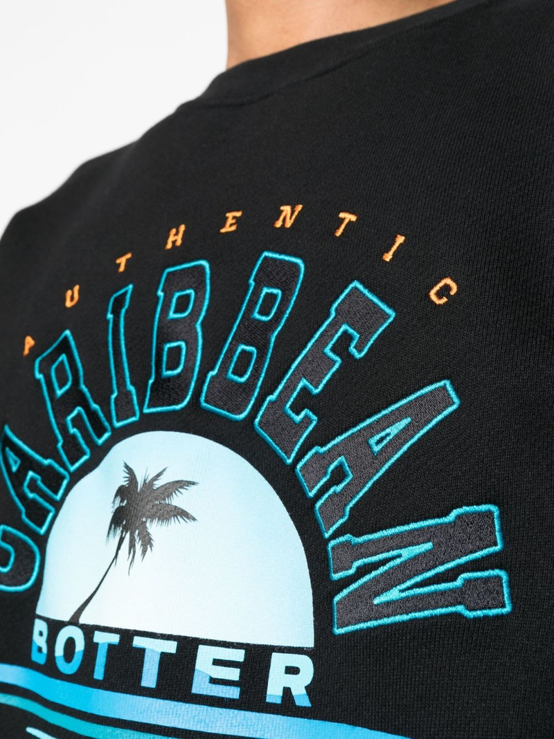 graphic-print organic-cotton sweatshirt 5
