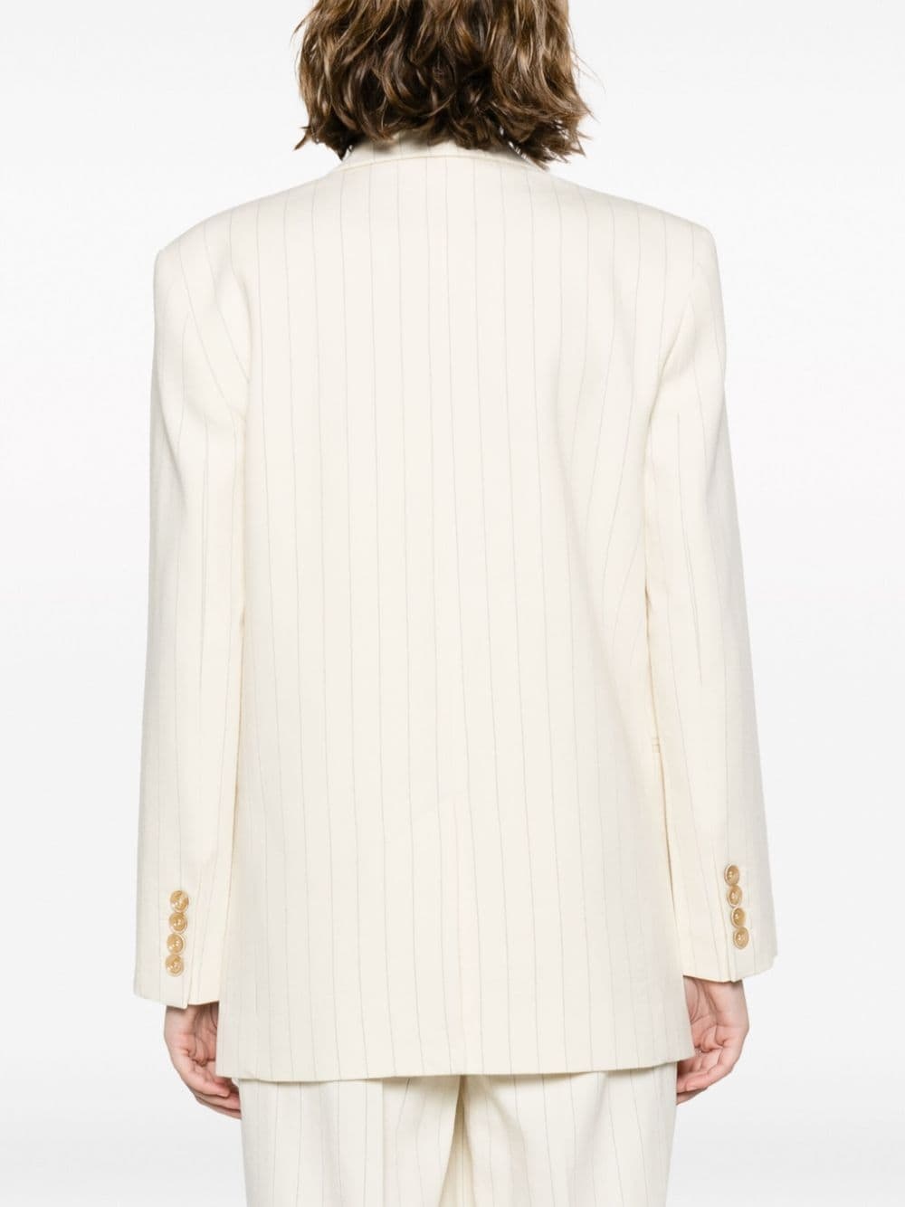 Luminosity pinstriped double-breasted blazer - 4