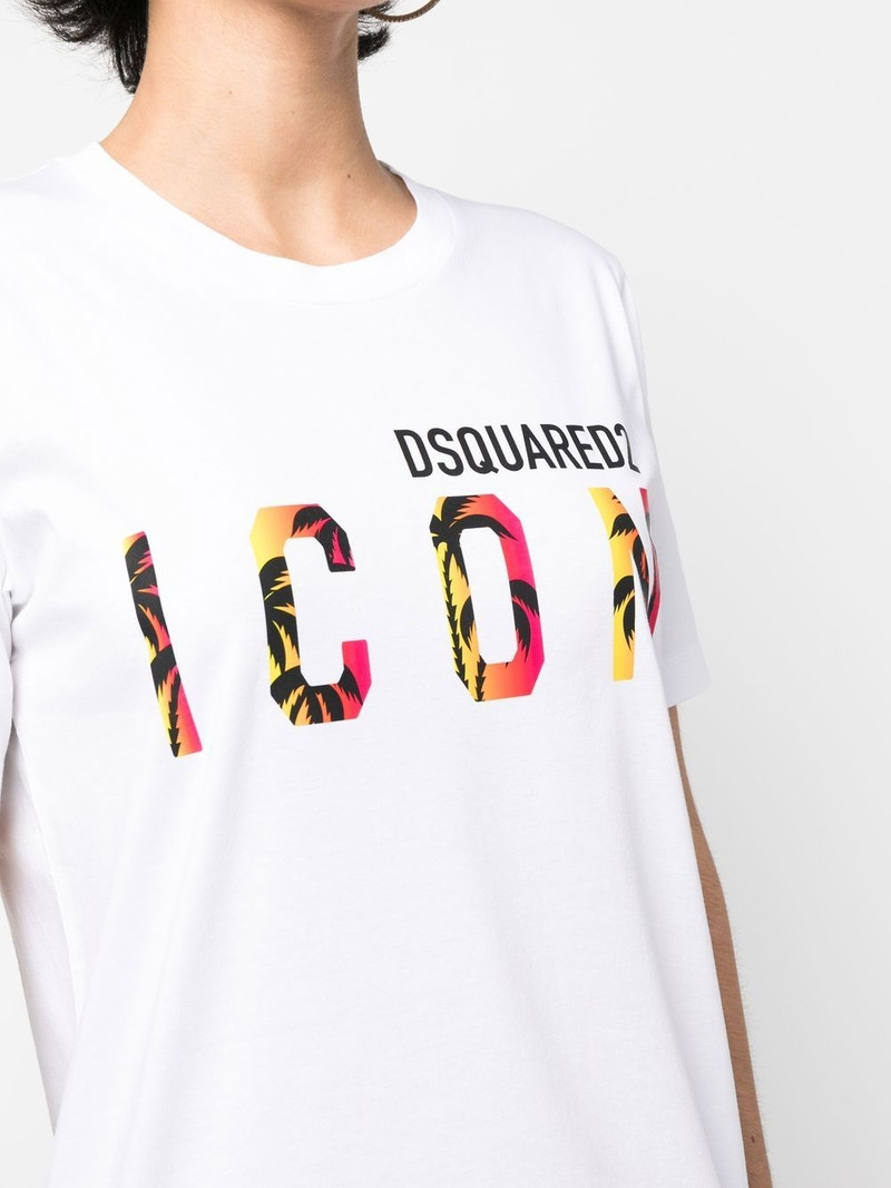 Icon Sunset Palm T-shirt dress 5