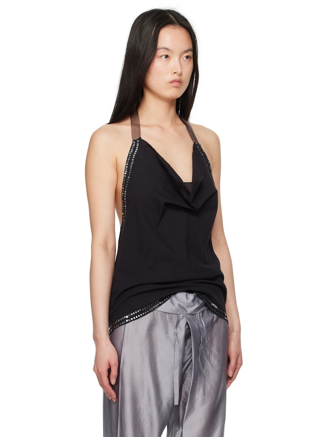 Black Cala Tank Top - 2
