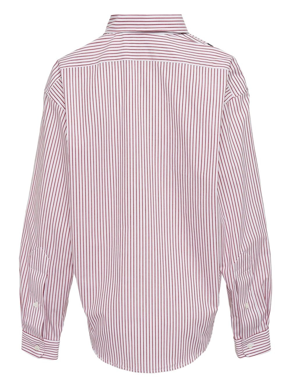 Trompe L'oeil button down shirt - 2