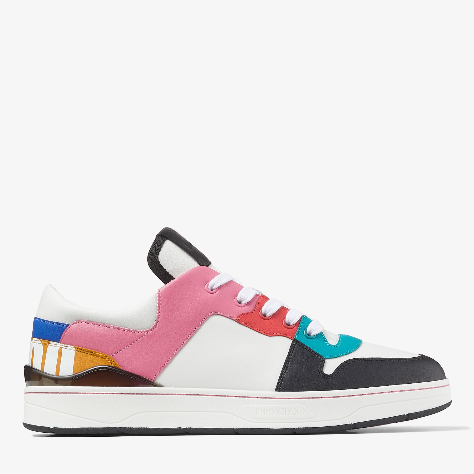 Florent/M
Multi Leather Trainers with Choo Lettering - 1