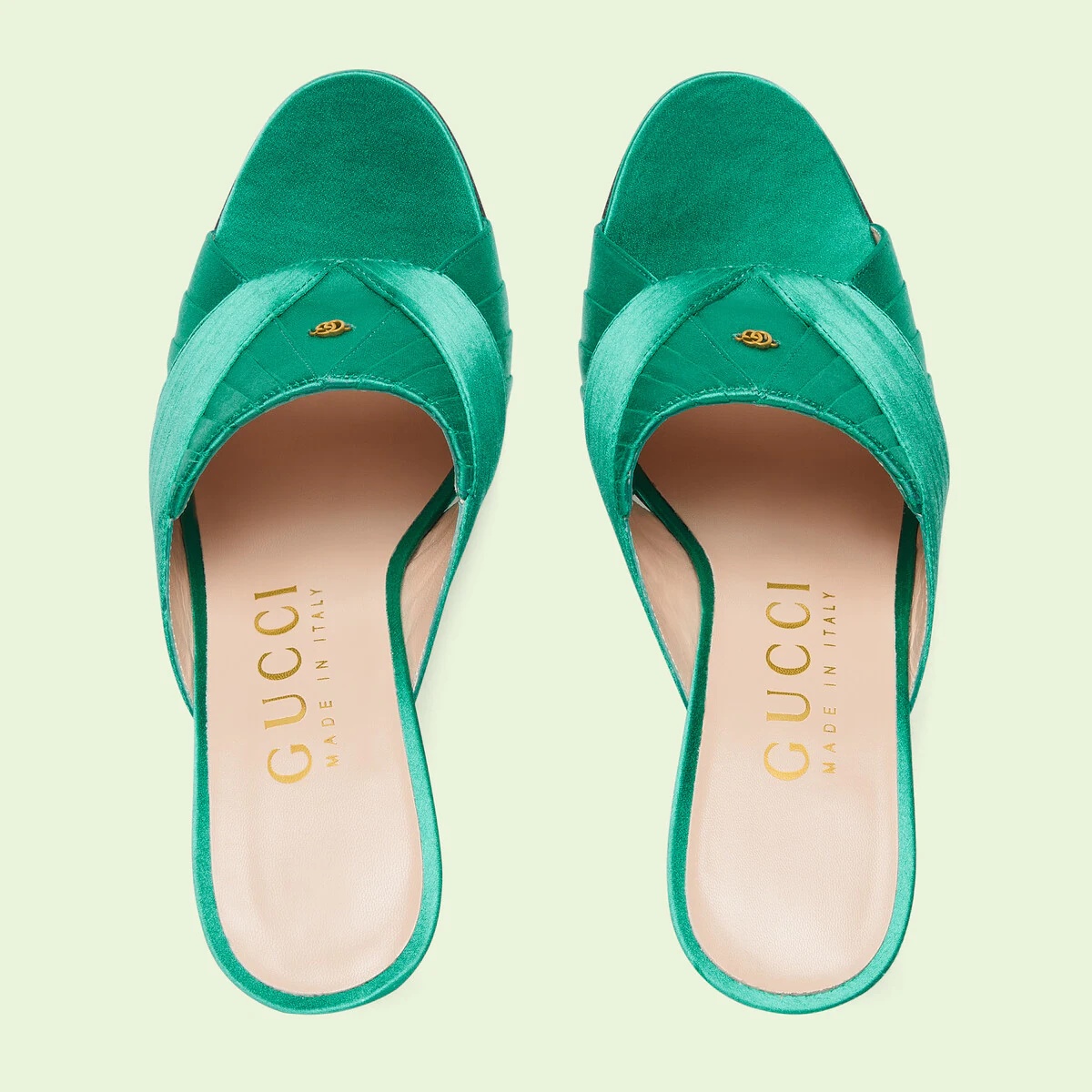Women's heeled slide sandal - 5