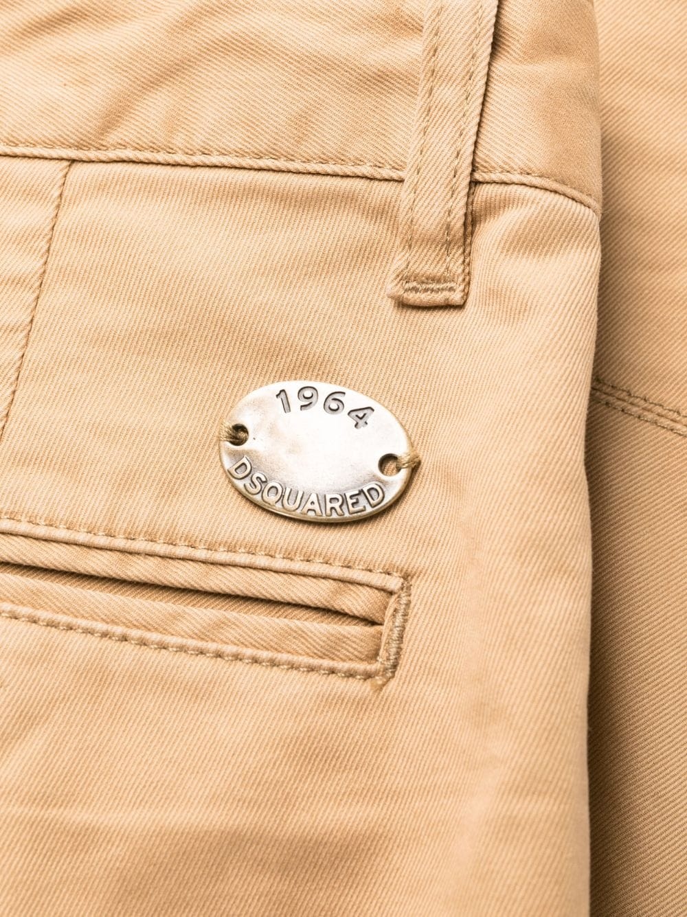 mid-rise tapered trousers - 6