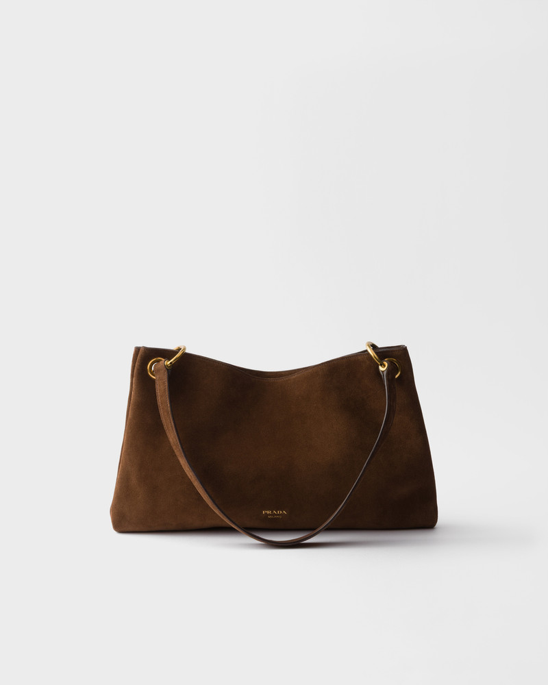 Prada Etude large suede shoulder bag 1