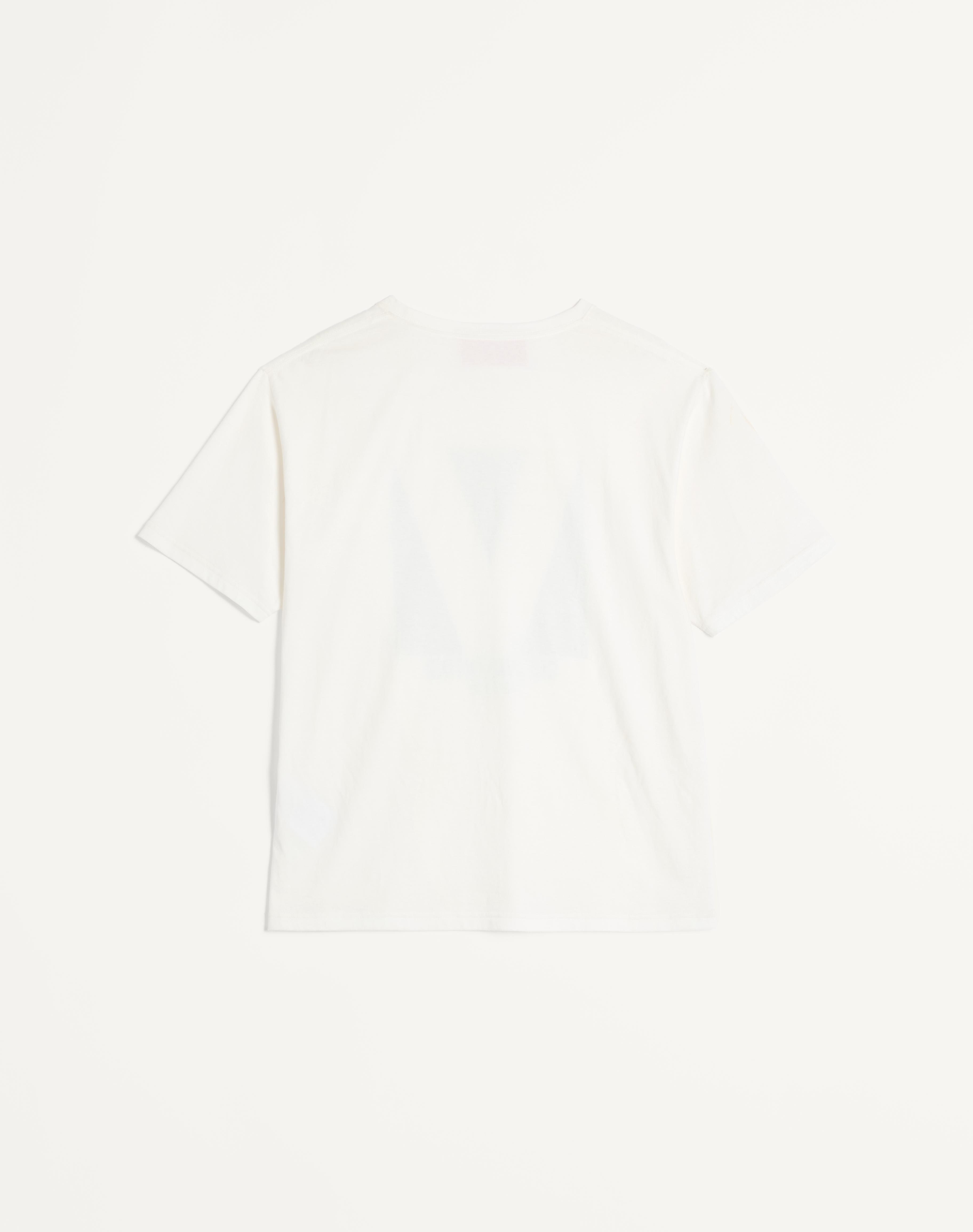COTTON T-SHIRT WITH CHEZ VALENTINO PRINT - 2