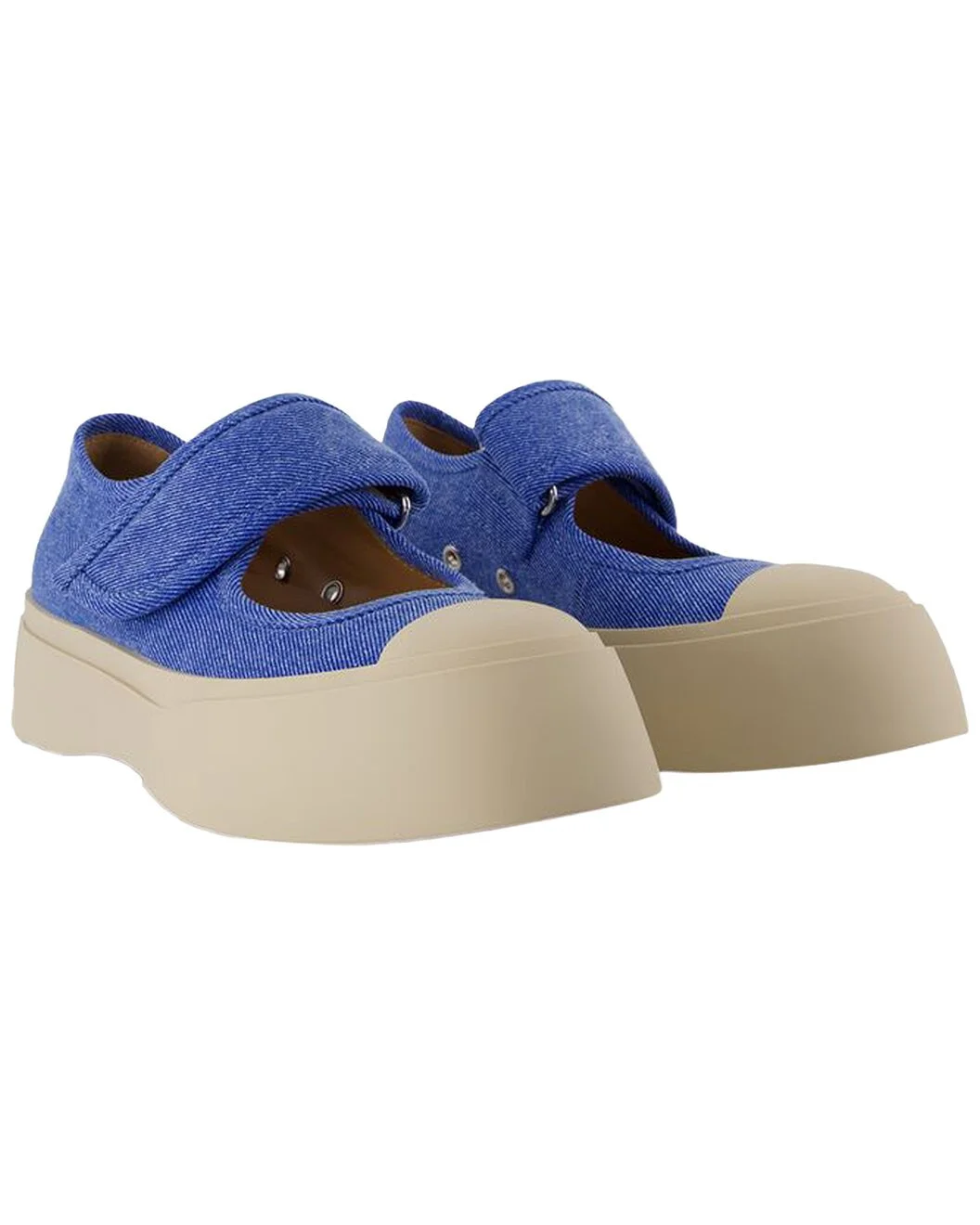 Marni Women's Cotton Mary Jane Sneaker, Never Worn (Authentic Pre-Loved) - 1