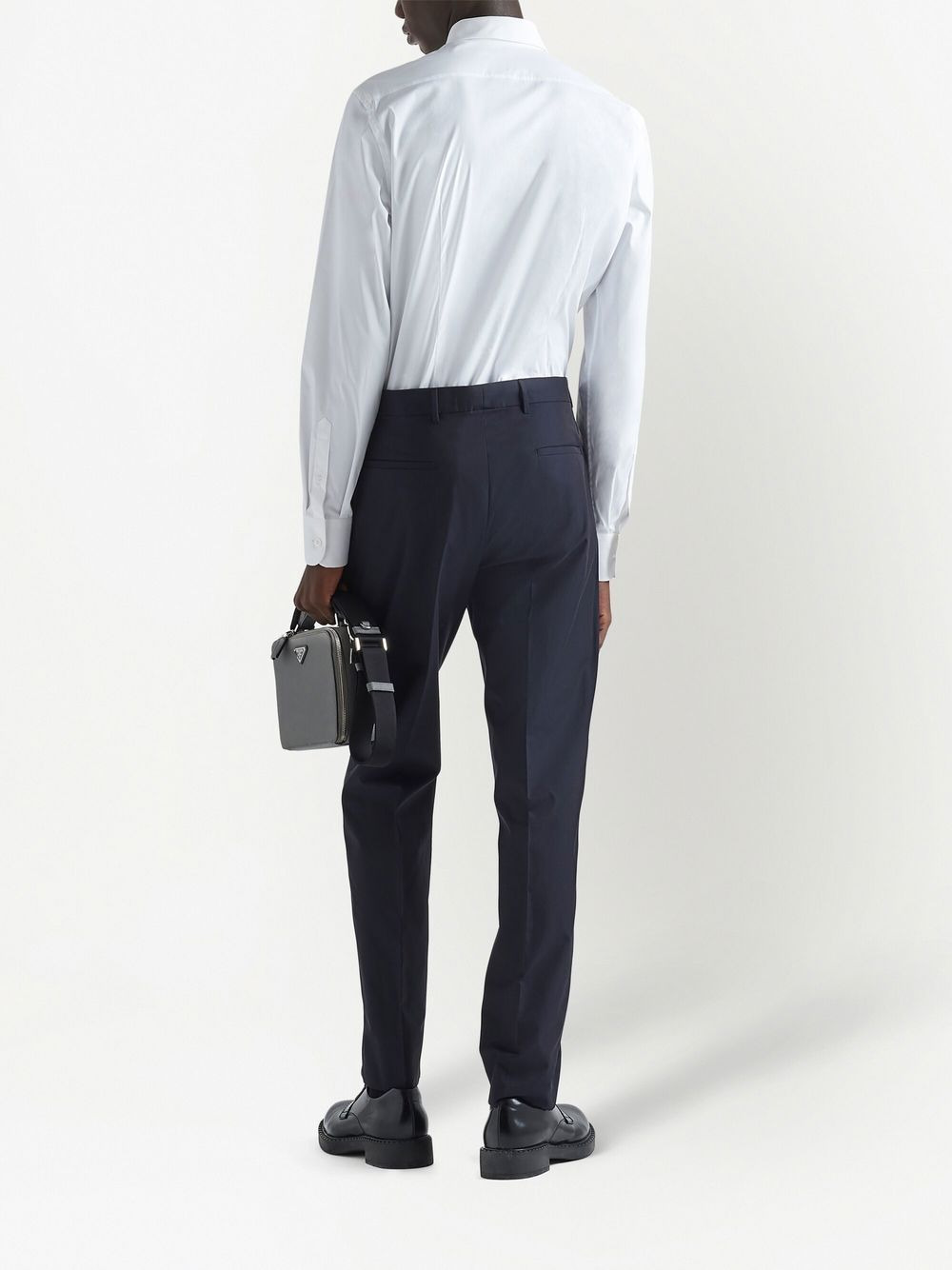 tailored straight-leg trousers - 3