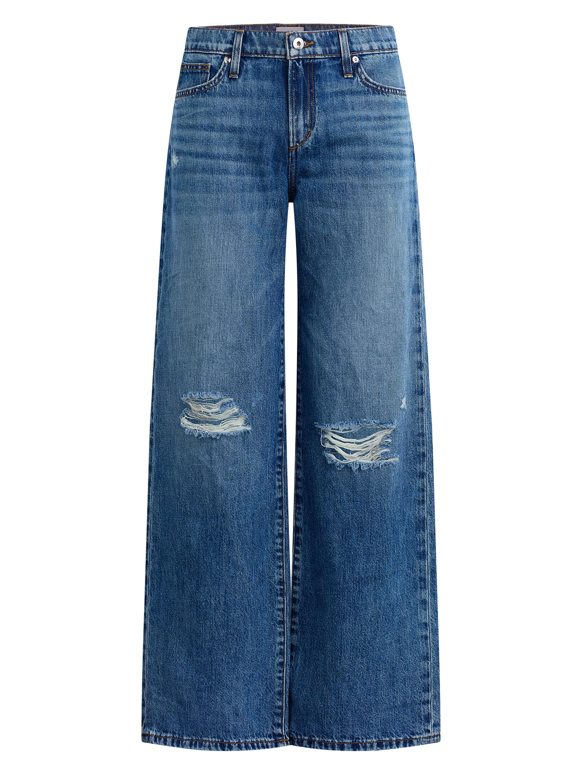 Women's X WeWoreWhat The Bronco Wide-Leg Jeans - Vintage Light Wash - 1
