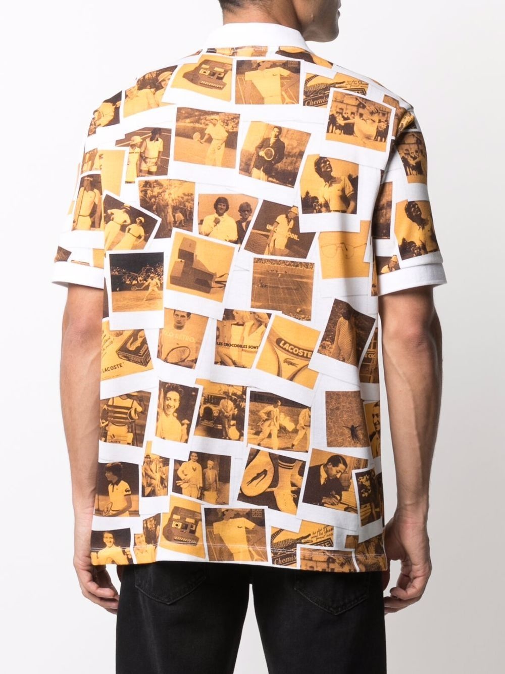 x Polaroïd photograph-print polo shirt - 4