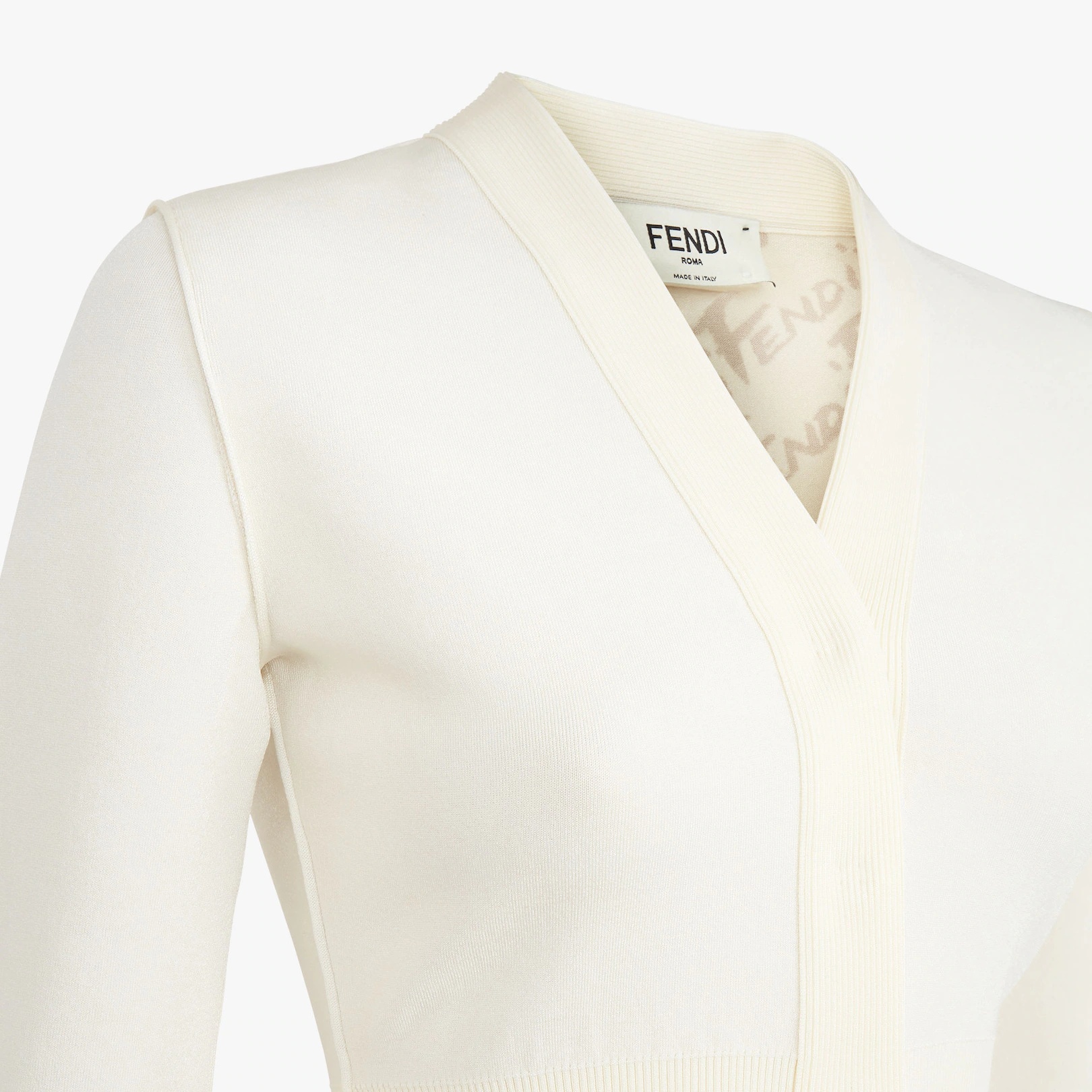 White viscose cardigan - 3