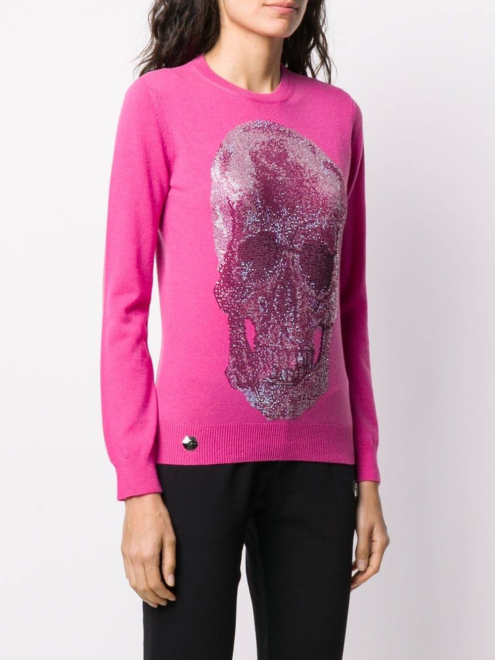 skull-studded sweater - 3