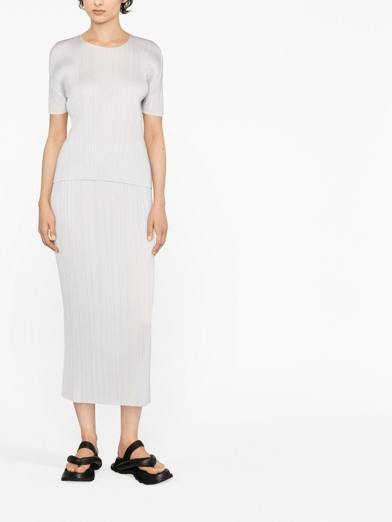 Pleats Please Issey Miyake plissé short-sleeve T-shirt outlook